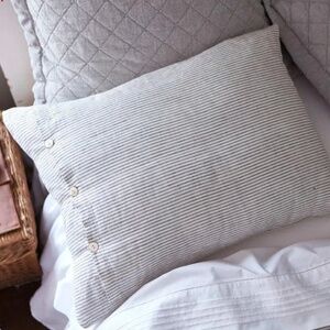 Taylor Linens Pebble Pinstripe Standard Sham Set Of 2